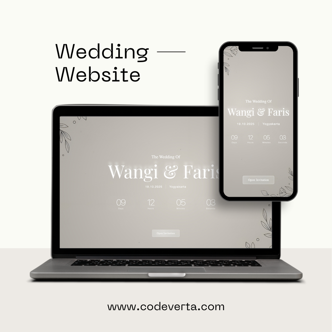 Website Undangan Pernikahan Digital Interaktif